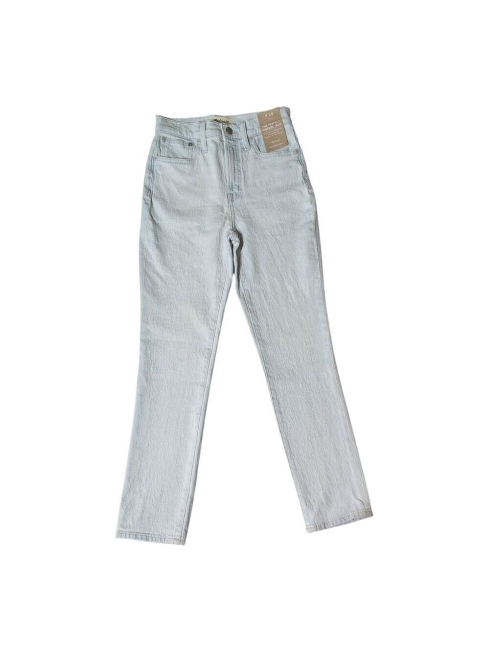 Madewell The Perfect‎ Vintage Jean 24 NWT Light Wash Mom Jeans 90s Supermodel